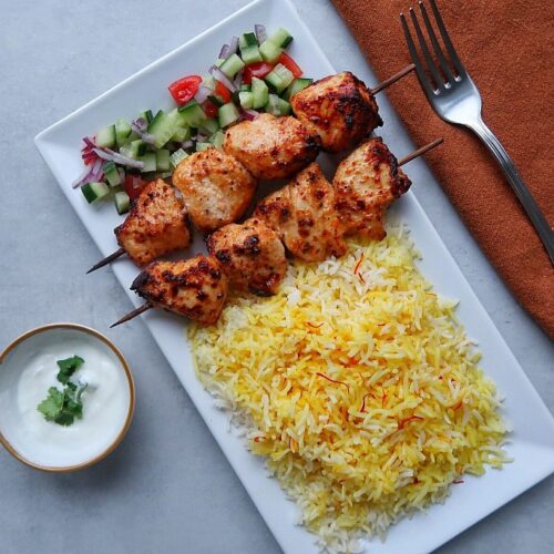 Chutné mäso s ryžou