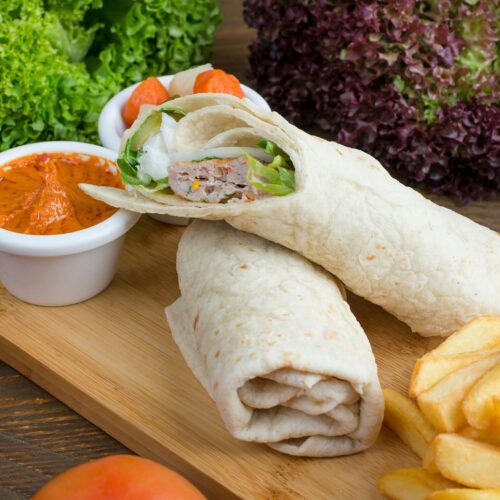 Fitness tortilla wrap s tuniakom